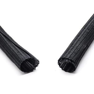 Self Wrap Around Braided Cable Sleeving
