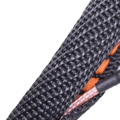 Double Layer Braided Self Closing Cable Sleeve