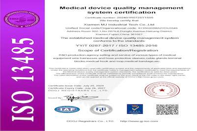 Minjun Passed ISO13485 Medical Device Quality Management System Certification